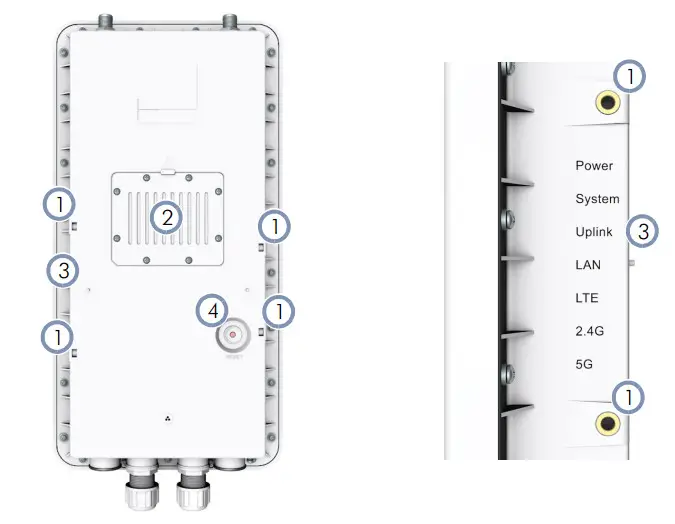 Edge-core OAP100e 802.11ac Wave 2 Dual Band Enterprise Access Point - overview 3