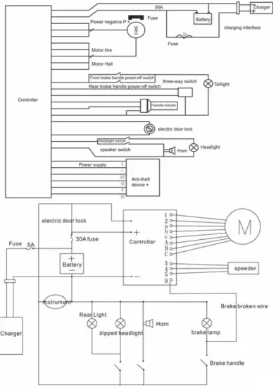 Electrical schematic diagram