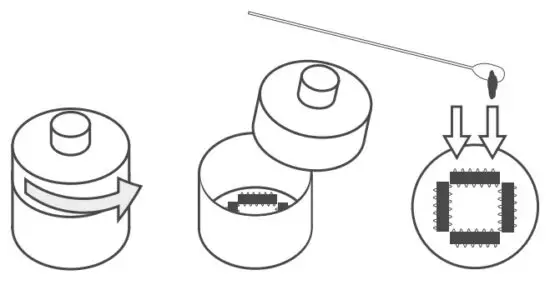 Yocan YKX 20 Torch XL Portable E Nail - Loading the coil