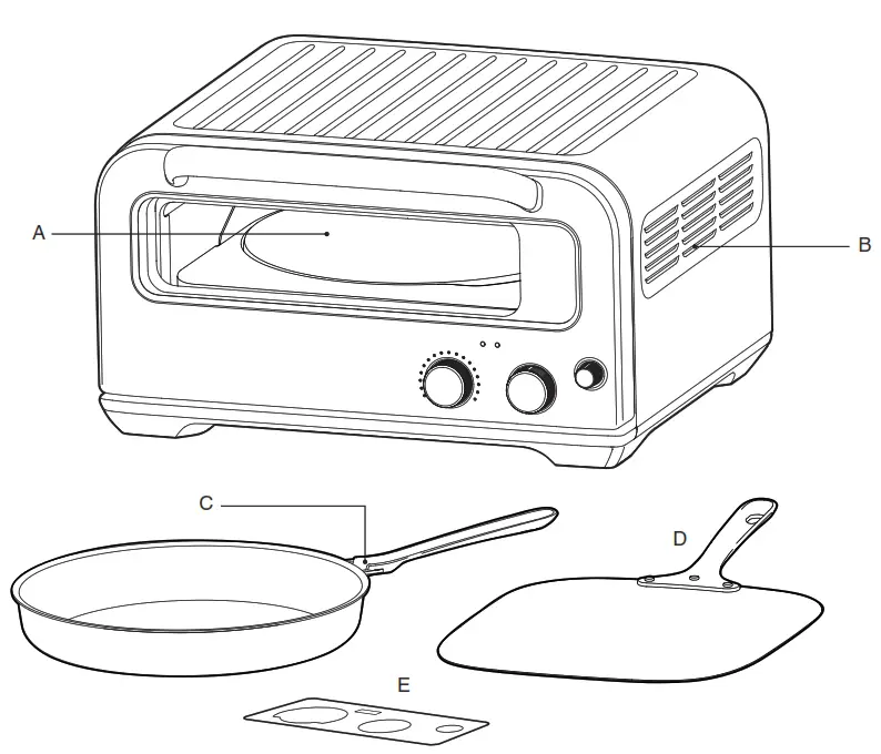 Sage SPZ820 the Smart Oven Pizzaiolo Pizza Maker - Fig