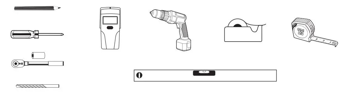 amazonbasics Longer Extension Dual Arm Full Motion TV Mount User Manual - Accessory need