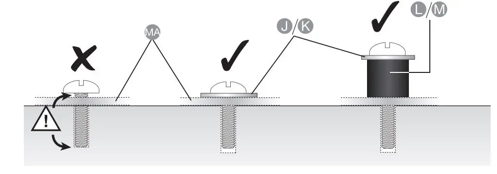 amazonbasics Longer Extension Dual Arm Full Motion TV Mount User Manual - Full screw in wall