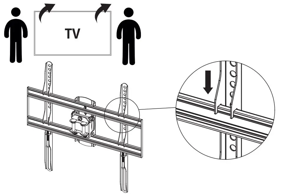 amazonbasics Longer Extension Dual Arm Full Motion TV Mount User Manual - Installation