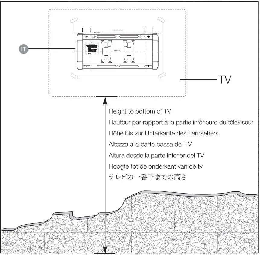 amazonbasics Longer Extension Dual Arm Full Motion TV Mount User Manual - Mounting on concrete Wall