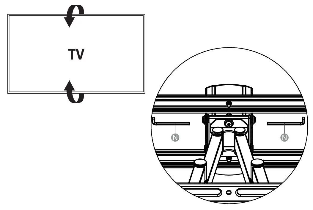 amazonbasics Longer Extension Dual Arm Full Motion TV Mount User Manual - Operation and Adjustment
