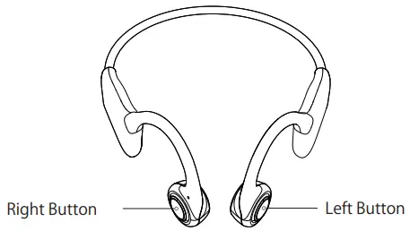 BEARTAIN H16 Bone Conduction Wireless Headphones - Audio Control