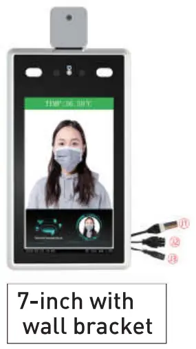 Safe Space Scan Technology 3S 07TW Face Recognize and Temperature Measurement Panel - 1