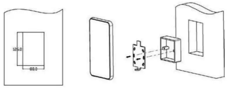 Safe Space Scan Technology 3S 07TW Face Recognize and Temperature Measurement Panel - 11