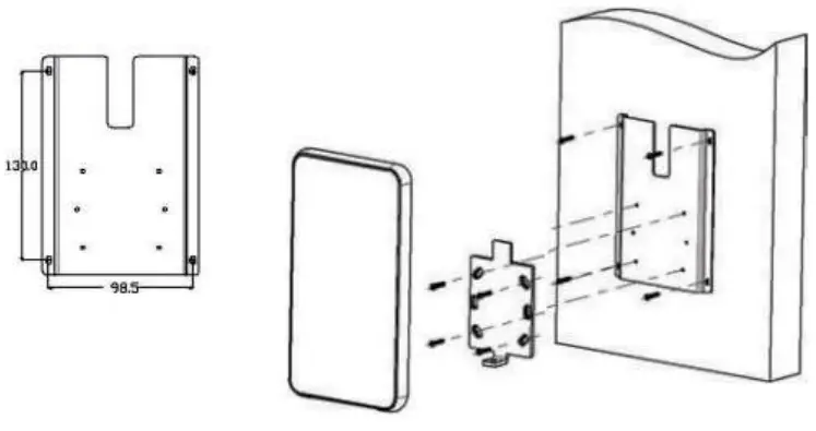 Safe Space Scan Technology 3S 07TW Face Recognize and Temperature Measurement Panel - 12