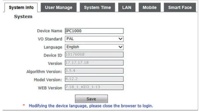 Safe Space Scan Technology 3S 07TW Face Recognize and Temperature Measurement Panel - 14