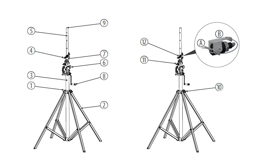 ROADWORX-504973-Wind-Up-100-4-Lighting-Stand-fig-1