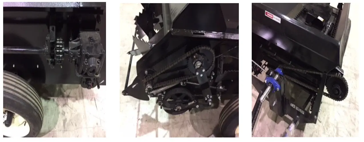 abi ATTACHMENTS 50 125 Classic Manure Spreader PTO Drive - Chain Care