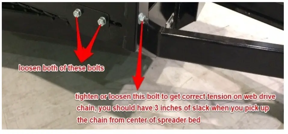 abi ATTACHMENTS 50 125 Classic Manure Spreader PTO Drive - Conveyor