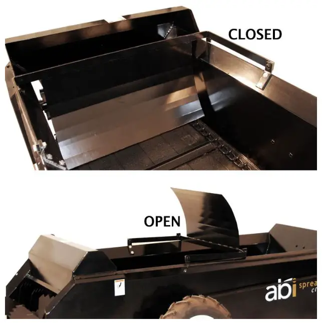 abi ATTACHMENTS 50 125 Classic Manure Spreader PTO Drive - Optional End Gate
