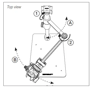 JBC RWS Rework Adjustable Arm for PHS - FIg 9