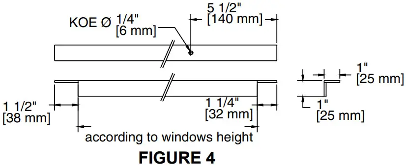 STELPRO ASDC Series ASDC0553CTSW Commercial Air Curtain - WINDOW INSTALLATION