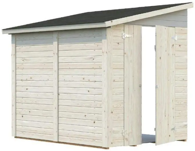 MODULARO wc192020 Wooden Lean To Shed
