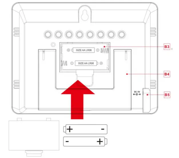FanJu FJ3362G Touch Screen Weather - Figure 2