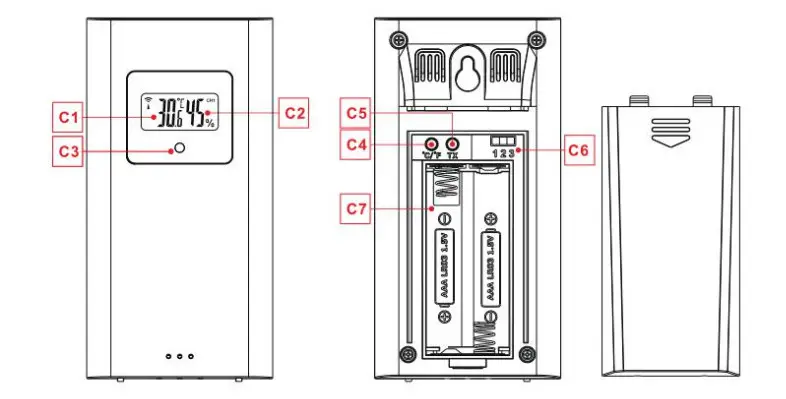 FanJu FJ3362G Touch Screen Weather - Figure 3