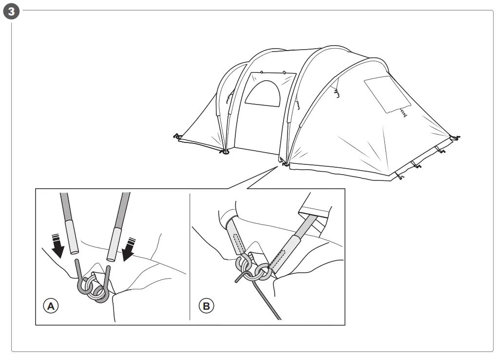 KAYOBA 008787 Four Man Tent - fig2