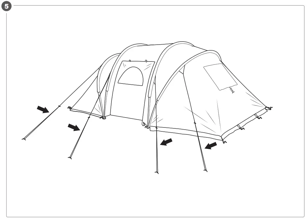 KAYOBA 008787 Four Man Tent - fig4
