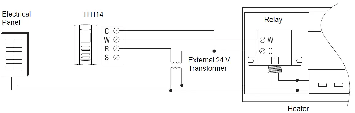 aube technologies TH114-A Non-Programmable Thermostat 2