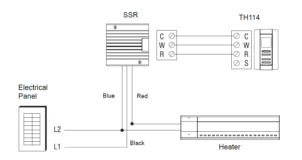 aube technologies TH114-A Non-Programmable Thermostat 4