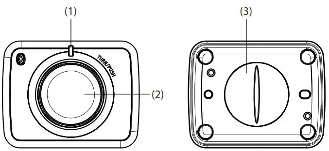 ALPINE RUX H02 Halo Wireless Volume Knob and Subwoofer Level Controller - Location of Controls