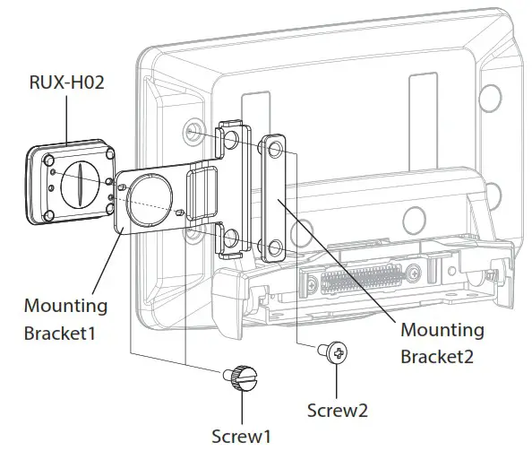 ALPINE RUX H02 Halo Wireless Volume Knob and Subwoofer Level Controller - Mounting example