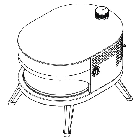 RUSTA 623514760101 Pizza Oven