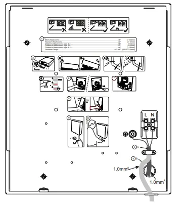 BOBRICK -B-7179-Surface-Mounted-Automatic-Hand-Dryer-FIG3