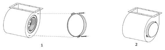 Nauxus NX E90 36 Akicon Range Hoods - Filter