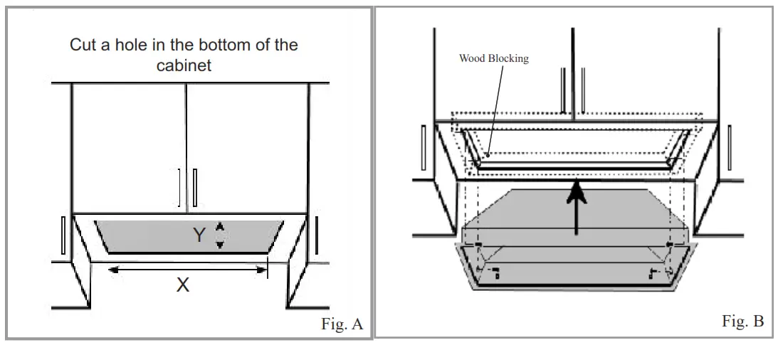 Nauxus NX E90 36 Akicon Range Hoods - decorative panel