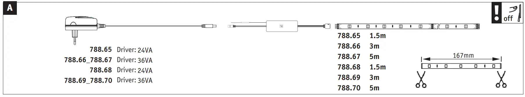 788.68 MaxLED 250 Ready-to-use Zigbee Strip Installation