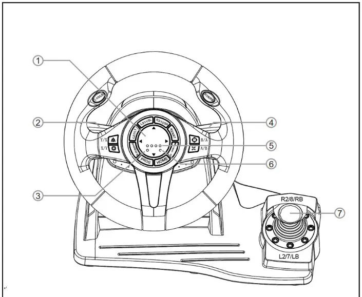 tracer TRAJOY46524 4 In 1 Steering wheel Roadster - Product Overview 1