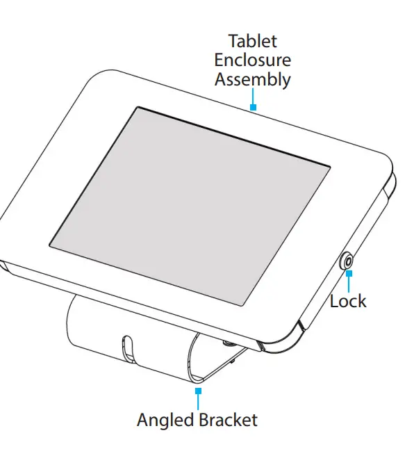 StarTech-Com-SECTBLTPOS2-10-2”-to-10-5”-Secure-iPad-Enclosure-with-Surface-Mount-FIG-1