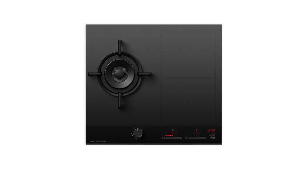 Fisher Paykel Cgi603dngtb4 Gas + Induction Cooktop, 60cm, 1 Burner, 2 Zones With Smartzone User Guide