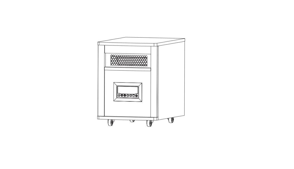 Lifesmart Ht1189 Infrared Quartz Heater User Manual