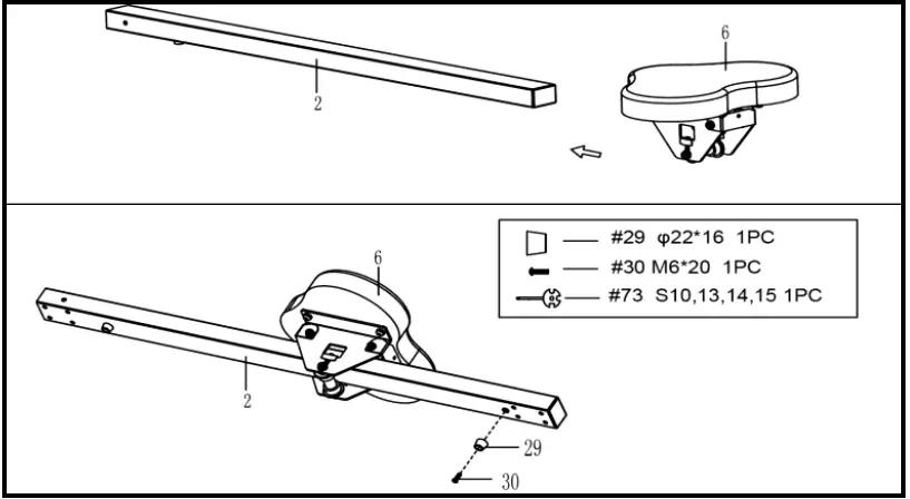 SUNNY Health Fitness SF-RW5856 Flywheel Rowing 06