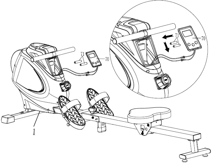 SUNNY Health Fitness SF-RW5856 Flywheel Rowing 13