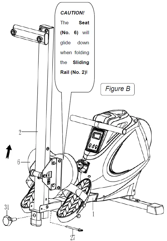 SUNNY Health Fitness SF-RW5856 Flywheel Rowing 19