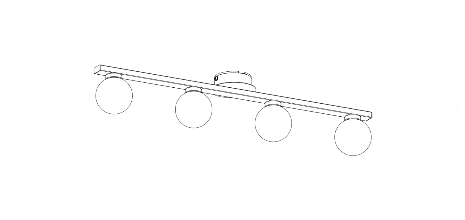Qazqa 104265 Modern Ceiling Lamp Instruction Manual
