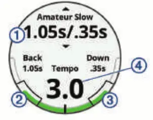 GARMIN Approach S60 Golf Watch - device detects2