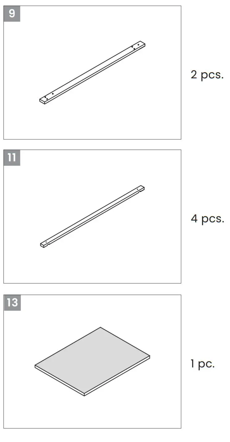 LIFESPAN KIDS Skipper Sandpit With Canopy - PARTS LIST4