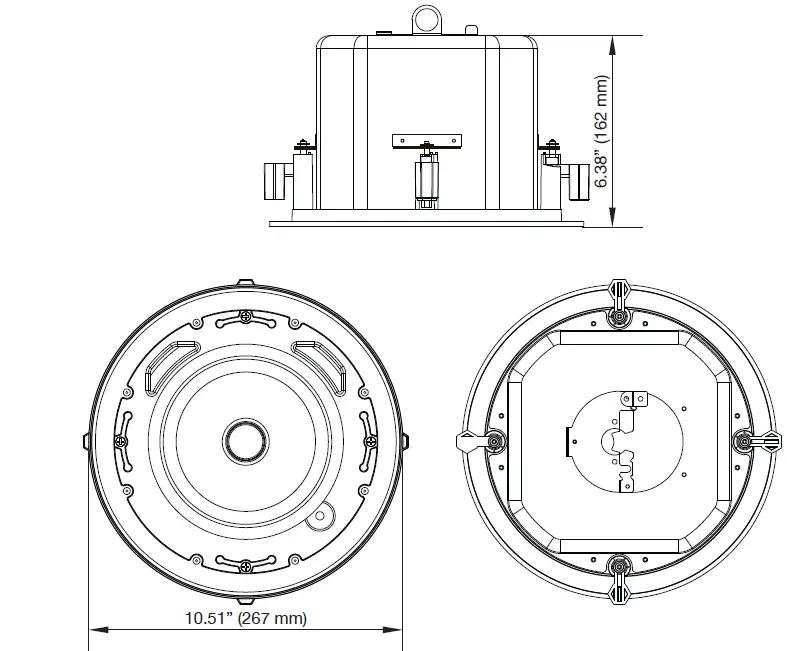 PURE RESONANCE AUDIO C6 6.5 inch Ceiling Mount Speaker 01