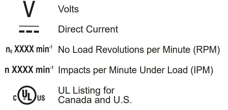 milwaukee 2656-20 M18 1 4in. Hex Impact Driver - SYMBOLOGY