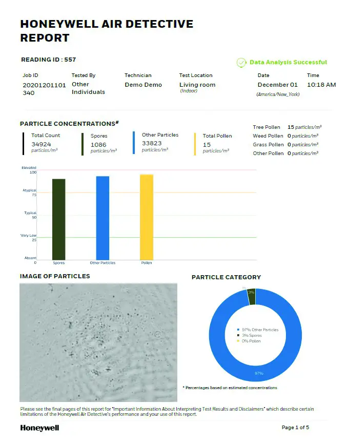 Honeywell AIR DETECTIVE - 1