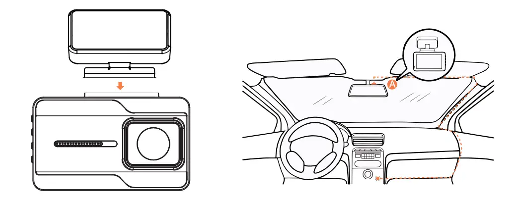 Dash Cam Front 4K and Rear 1080P-12