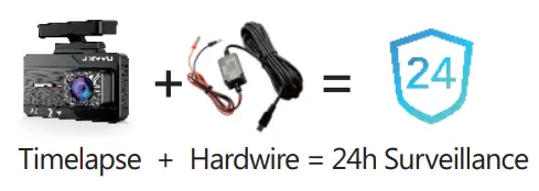 Dash Cam Front 4K and Rear 1080P-30