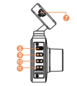 Dash Cam Front 4K and Rear 1080P-4